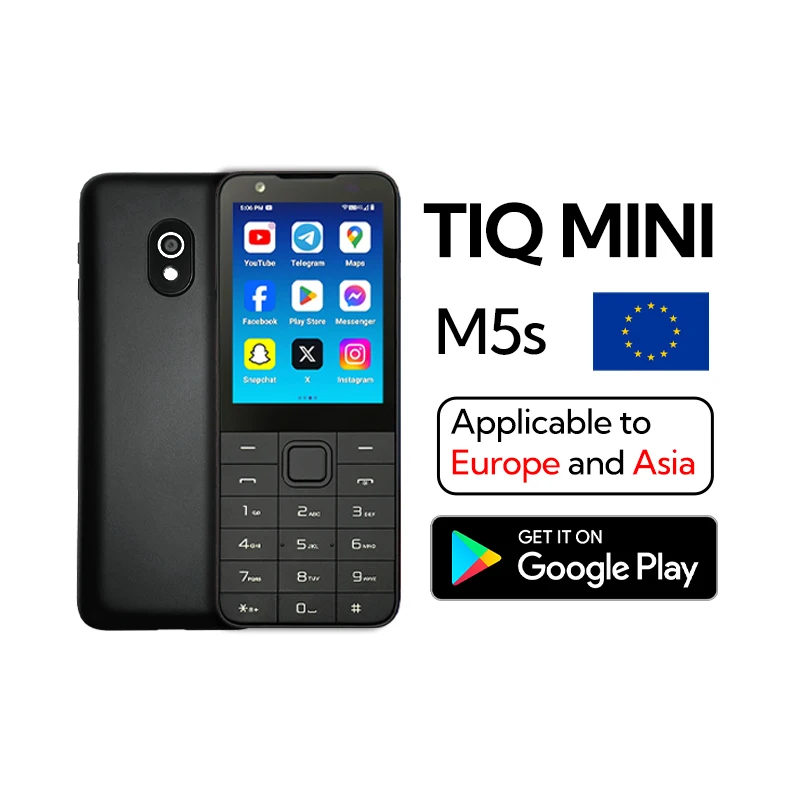 TIQ MINI M5S Dual SIM Card Smart Button Touch Screen 3+32GB