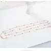 Nuevo collar de cuentas (oro rosa con cierre de silicona)