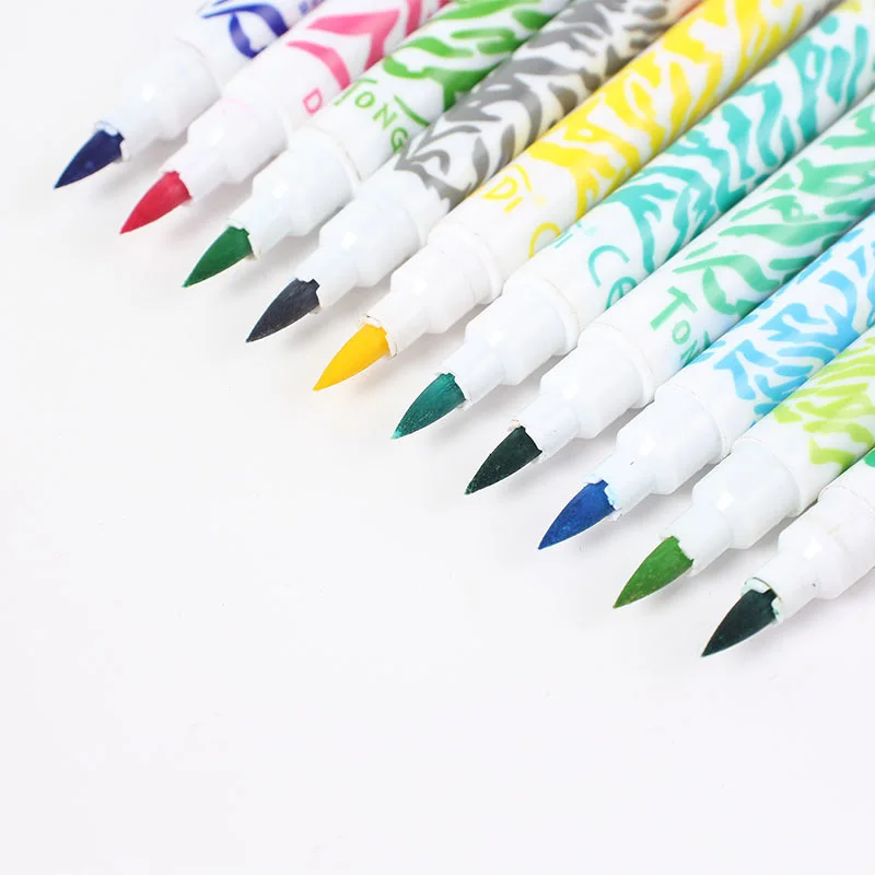 Офисные и школьные принадлежности мягкий наконечник Акварельная кисть Маркер Набор на заказ двойной художественное Рисование Живопись граффити с логотипом