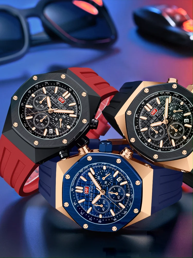 2021 New Watches Brand Water Proof Mini Focus Men Wristwatch Luxury