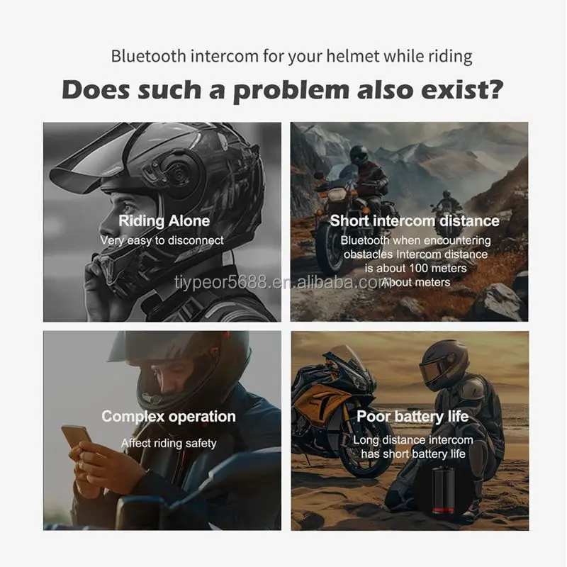 product tiypeor ejeas 1km motorcycle bluetooth system intercomunicador mesh camera for motorcycle helmet headset 2k wifi video intercom-11