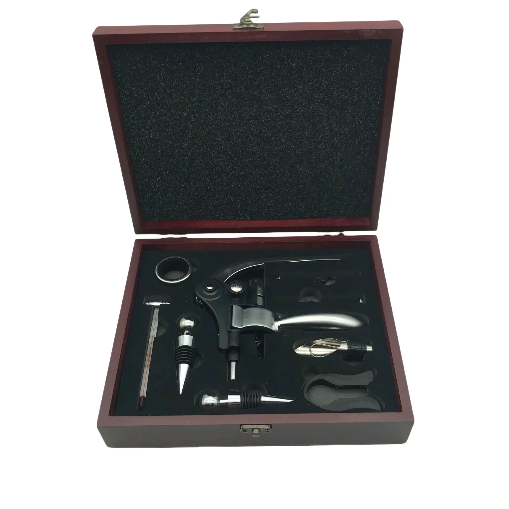 Factory Direct 9pcs Accessory Set Disposable Aluminum Alloy Wine Opener Corkscrew Eco-Friendly Birthday Wedding Christmas Gifts with Custom Logo
