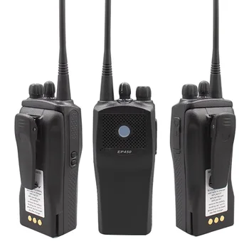 CP140 EP450 VHF UHF Radio 146-174MHz 438-470MHz Portable Handheld Amateur 16 Channels Dual Band Dustproof Analog Walkie Talkie