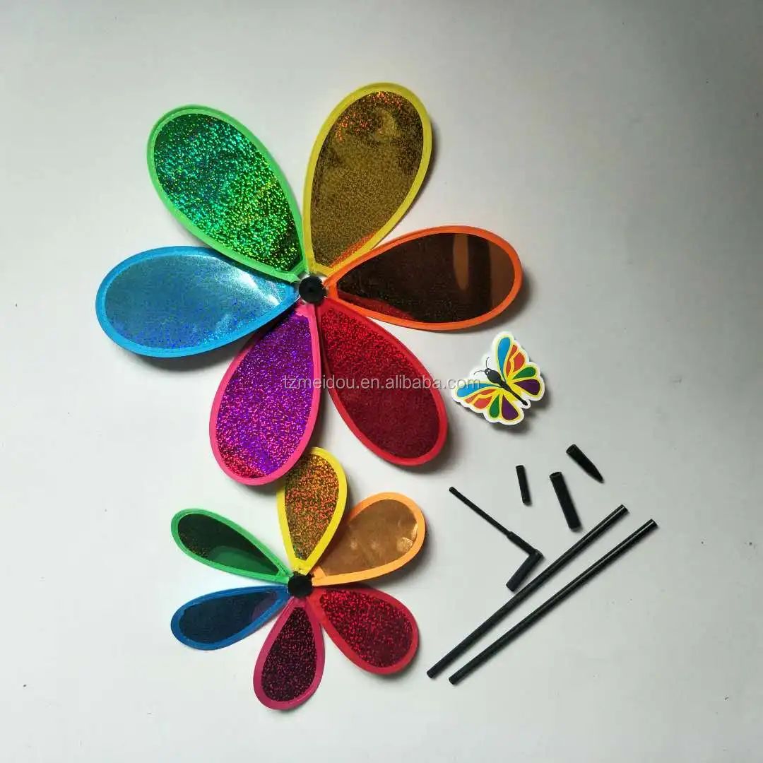 Декоративная мигающая ветряная мельница с