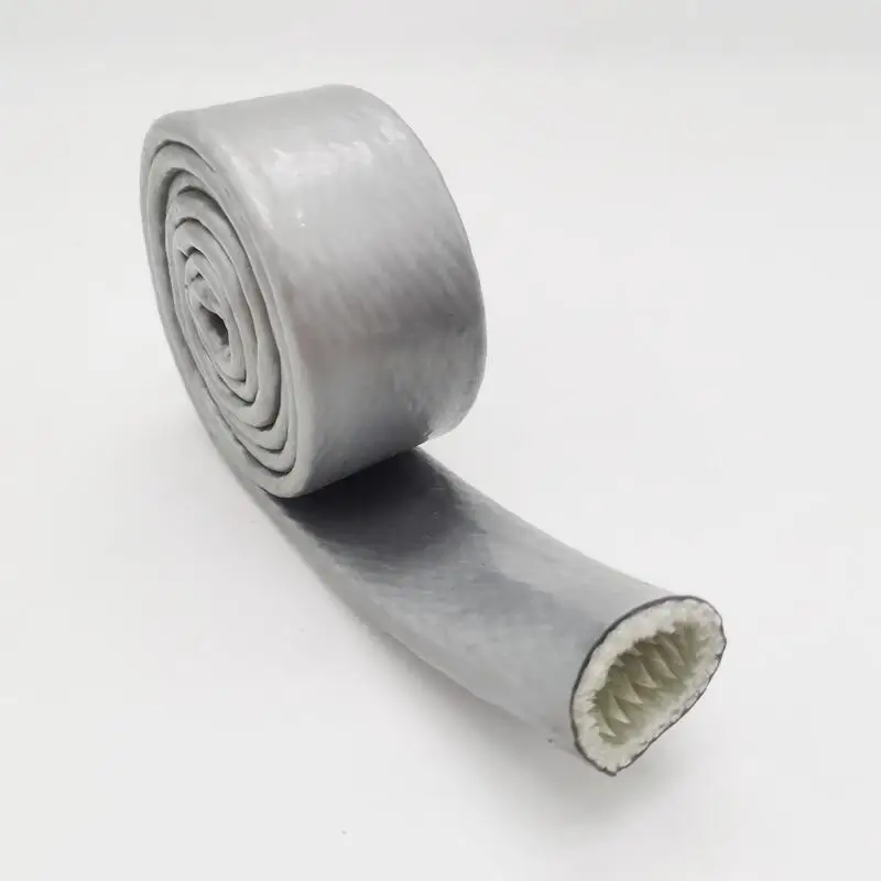 Manga Aislante De Fibra De Vidrio Con Silicona - Protectora De Calor Para Mangueras O Cables - Resistente A Altas Temperaturas