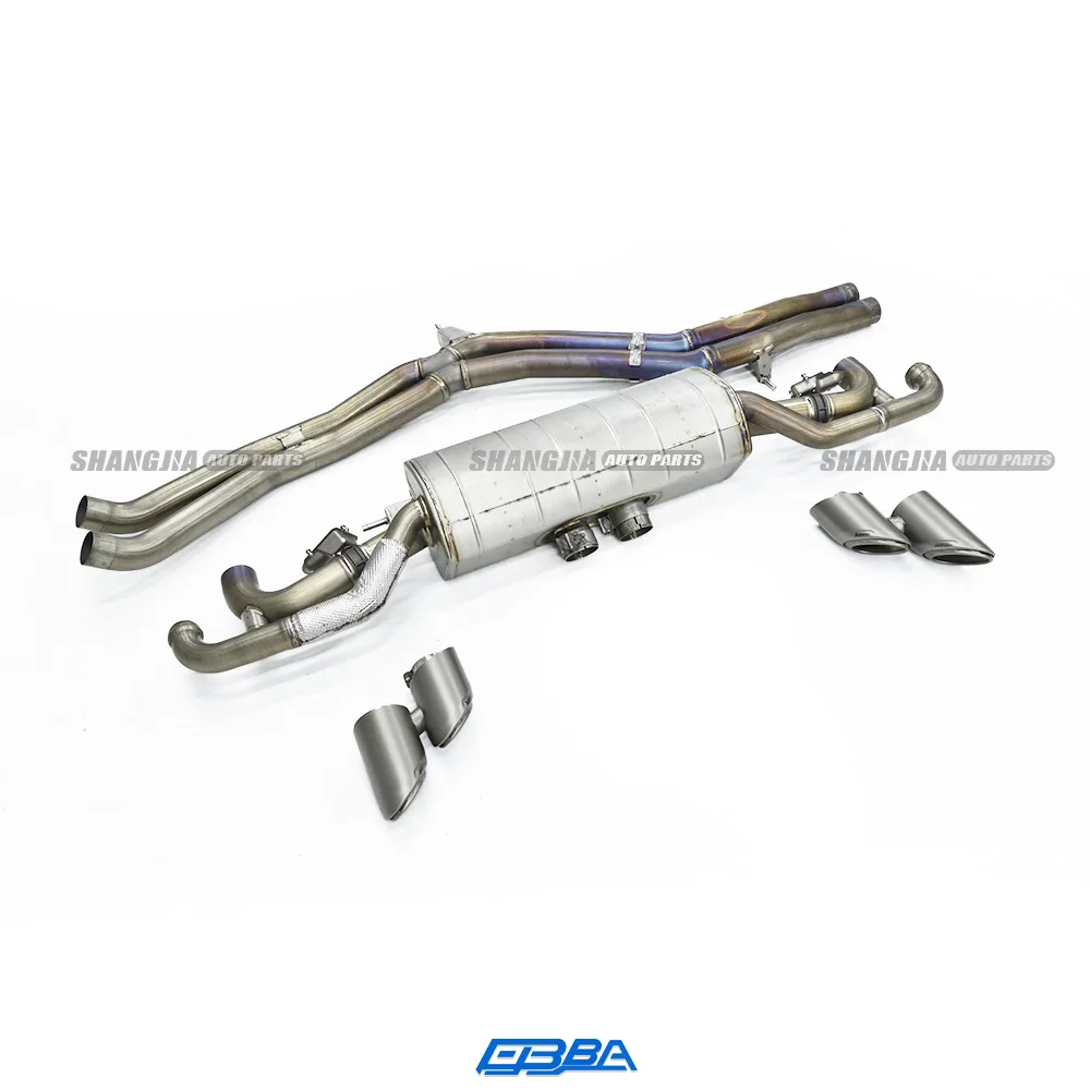 วัสดุดั้งเดิมสำหรับแลมโบร์กินี อูรัส (Lamborghini URUS) ปี 2015 ระบบไอเสียรถยนต์ประสิทธิภาพสูงแบบแยกชิ้นส่วนอย่างสมบูรณ์ ยี่ห้อ AK Exhaust