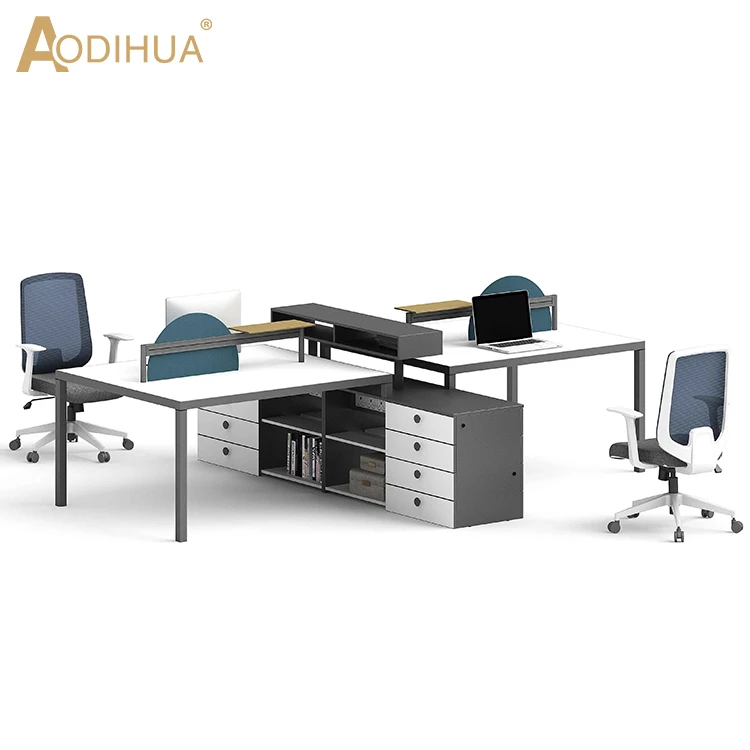 Office Table Design With Drawer Standard Office Desk Dimensions 2 Divisions Office  Furniture - Buy Office Furniture,Workstation Table,Office Desks Product on  