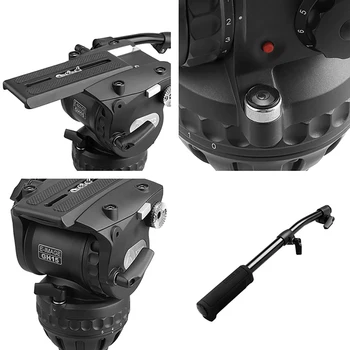 E-IMAGE EG15C2 Heavy Duty Tripod for Videography Movie Video Shooting and Photography Camera detail image