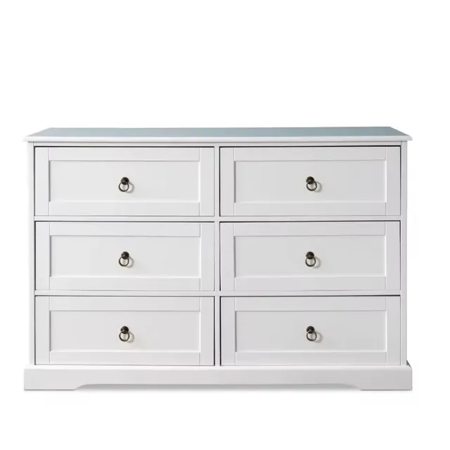 Good Quality Baby Dresser Clothes Storage White Color Customize Design Packing Kids Dresser Bedroom Furniture