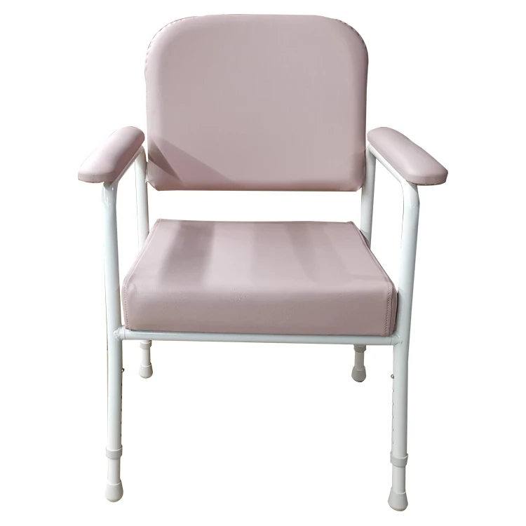 BS618 Dining Room Chairs with Armrest Leisure Lounge Chairs Home Steel Low Back Living Room Chair Vinyl Padded