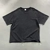 slub cotton t-shirt - black