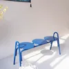 Panca blu lucida 115*42*45