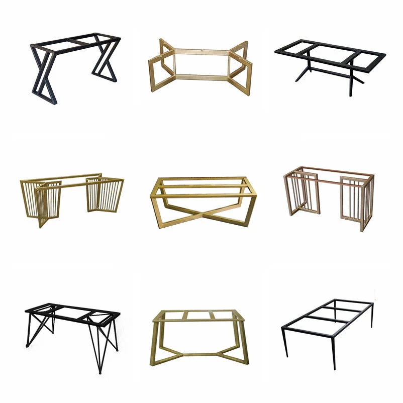 Metal Table Legs for Table  Industrial Restaurant Desk Office Cast Iron Steel Bench Dinning Coffee Dining Furniture Table Frames