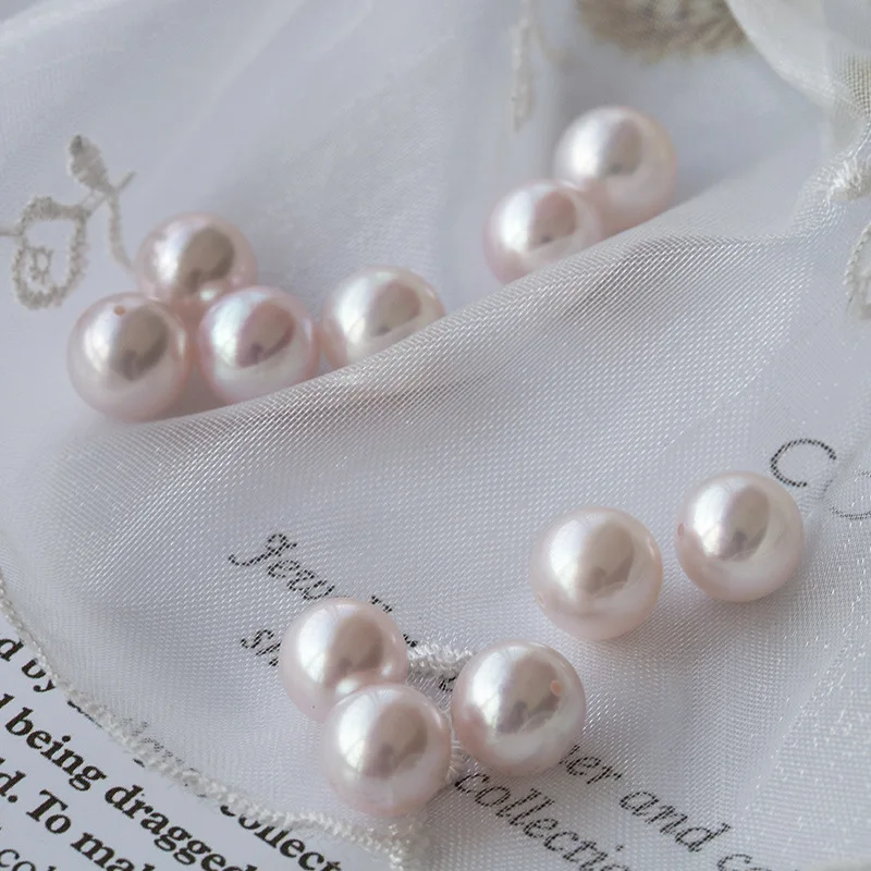 3 5mm 9 5mm Japanese Akoya Pearls Perla Pendientes White Pink Champagne