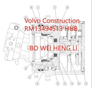 RM13494513 Hub Gearbox for Volvo Vibration Compactor Road roller 