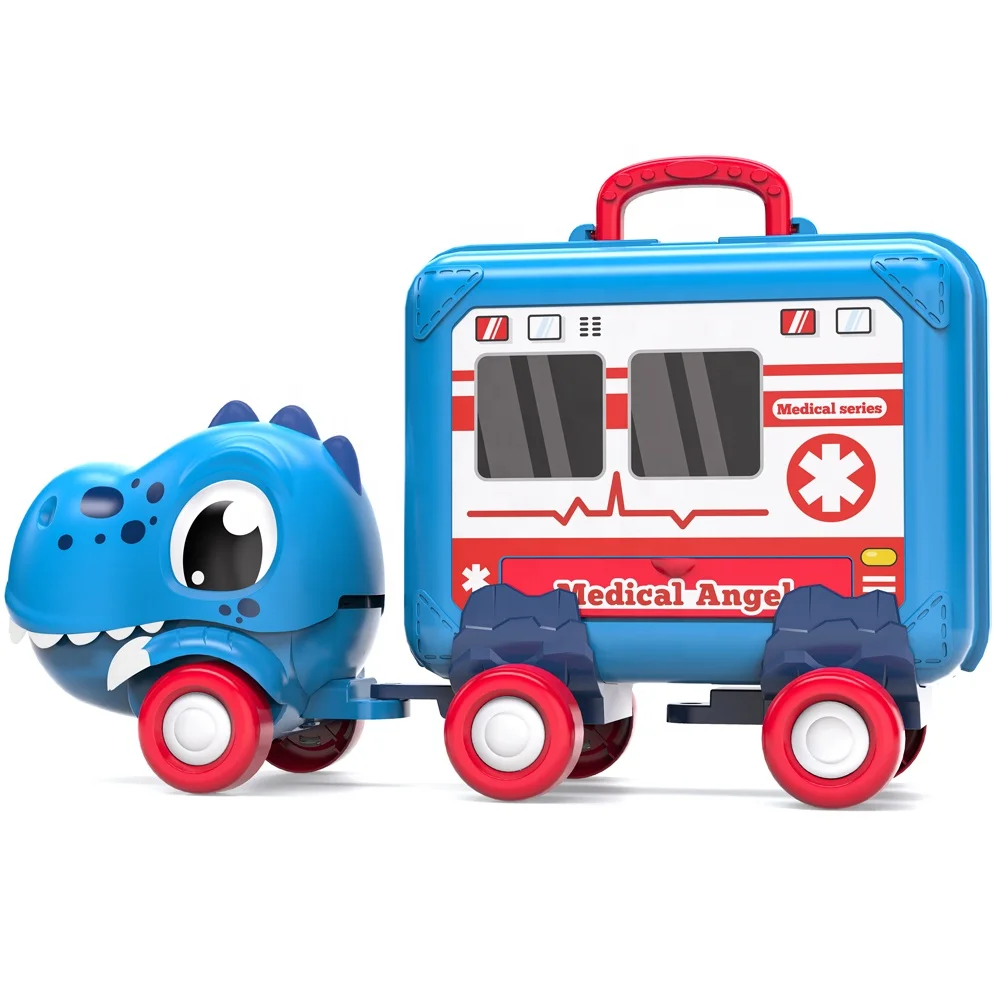 22 шт. портативный медицинский трения динозавр грузовик детский инструменты игрушка ролевые игры Динозавр автомобиля маленького доктора ролевая игра комплект