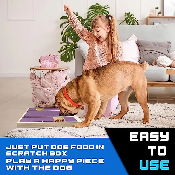 Petdom Monciysn Scratch Square For Dogs Nails File Treats Toy Stress