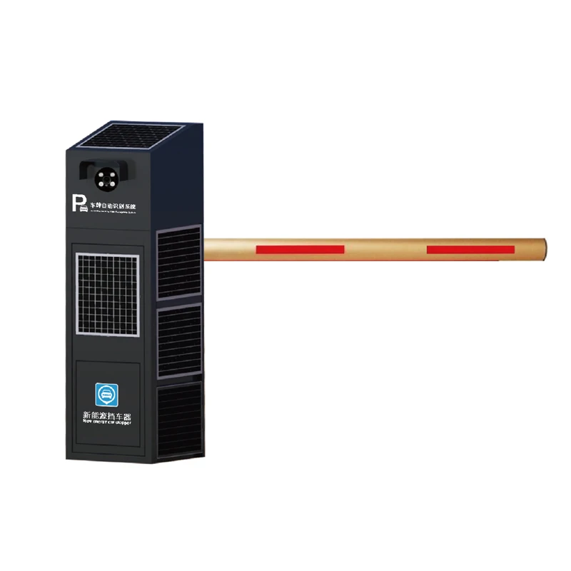 Outdoor Ce Approved Long Remote Control Distance Solar Powered Parking Barrier Gate