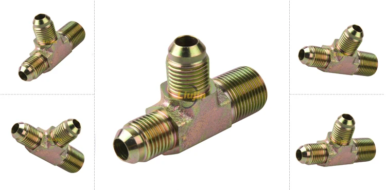Wholesales customized pipe fitting parts adapters hydraulic pipe fitting