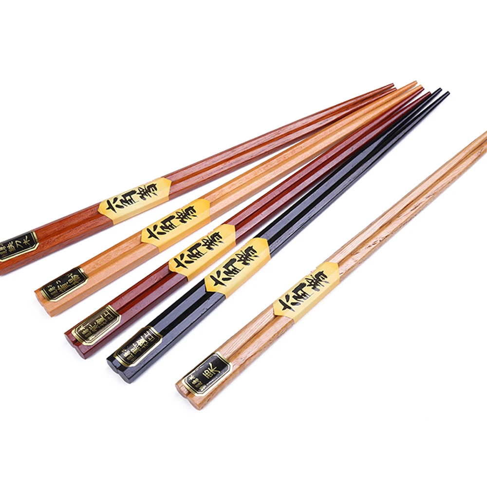 Japanese Style Five Wood Chopsticks with Gift Box