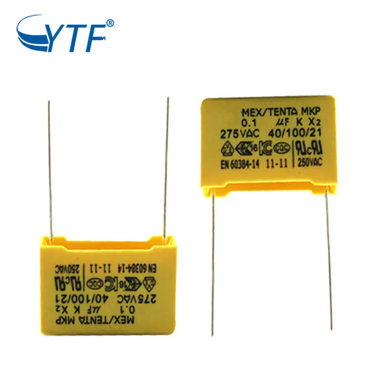 Metallized Polypropylene Film X2 Capacitor Mpx Mkp 104K 275V
