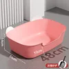 Tazón grande para gatos de una sola pieza, color rosa melocotón