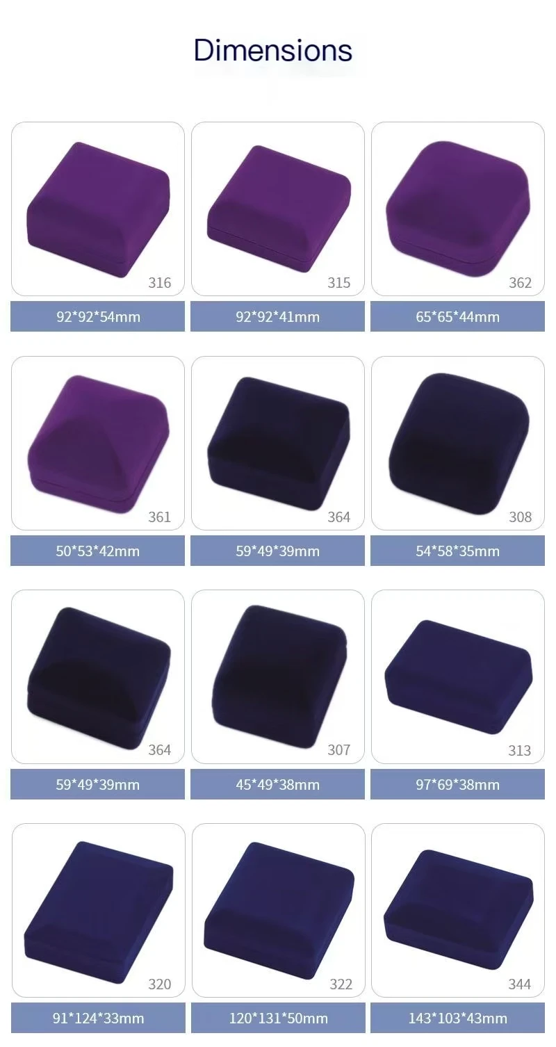 Factory Customizable High-end Square Gold Coin Style Pearl Necklace Velvet Jewelry Box for Stud Earrings preview 3