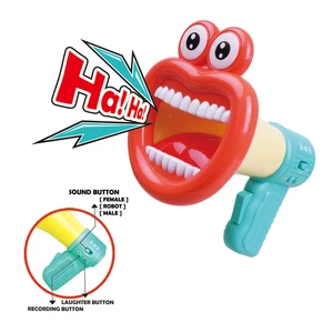 Funny Voice-changing Cartoon Big Mouth Children's Megaphone with Mini Loudspeaker