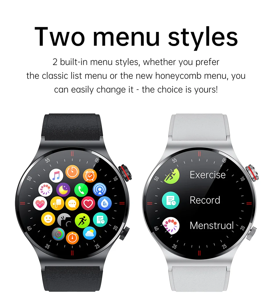 2024 Smart Watch with HD Screen ECG PPG Health Tracker Waterproof Fitness Bracelet Sport Camera Application for IOS System