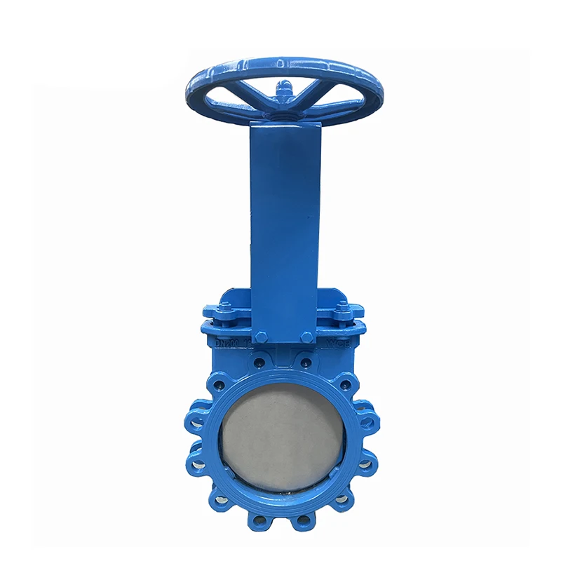 Cast steel lug type knife gate valve One-way seal