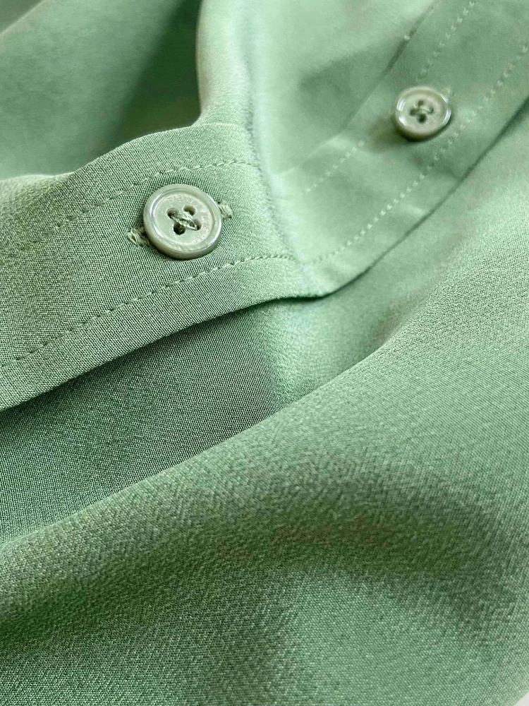 Blusa De Manga Larga Verde Militar Para Mujer,Modelos De Seda  Personalizados De Lujo,Para Oficina - Buy Blusa De Seda Modelos,Ejército  Verde Blusa Mujer,De Manga Larga De Mujer Blusa De Oficina Product on