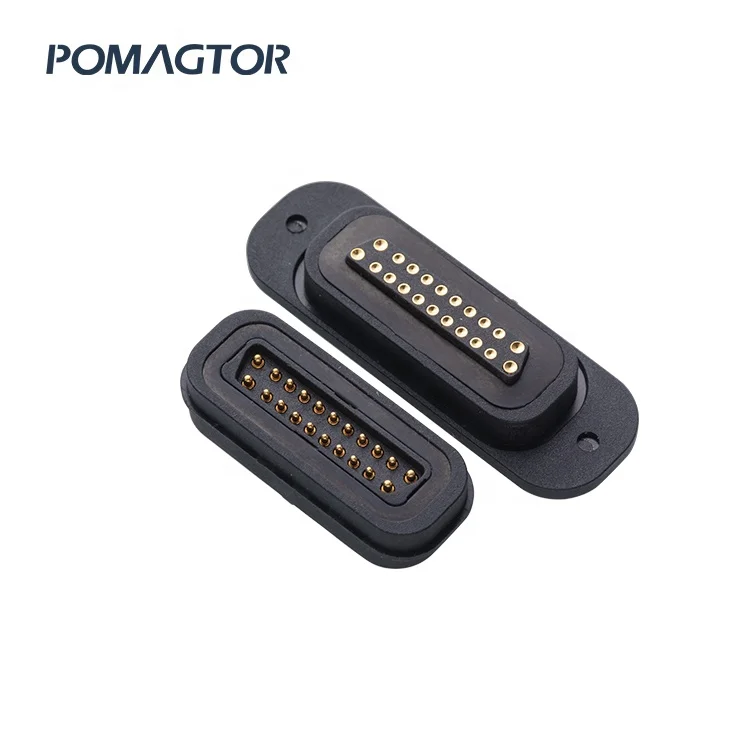 21 Pin Magnetic Pogo Pin Connectors Direct Manufacturer In China