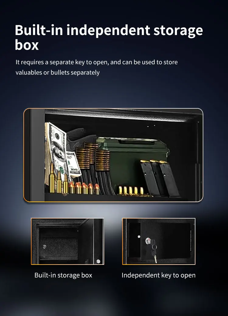 CEQSAFE Electronic Digital Fireproof Waterproof Steel Stash Gun Safes Box supplier