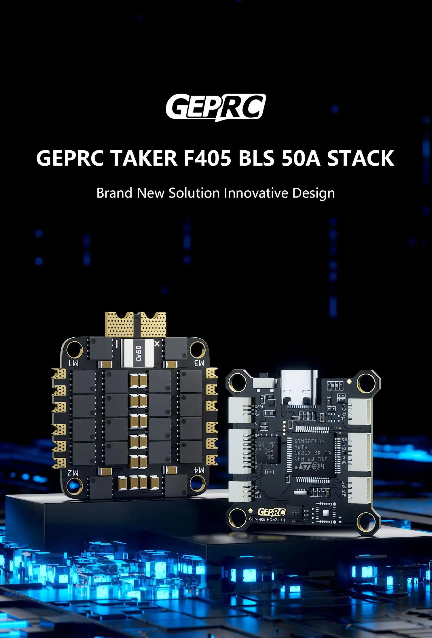 Gyroscope Tuning Rig Geprc Taker F405 Bls 50a Stack 42688-p Gyroscope 16mb Black Box Data ...