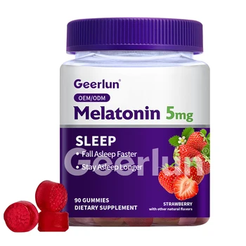 Private Label Improve Sleep Quality Gummy Candy Boost Immunity Melatonin Gummies For Relaxation