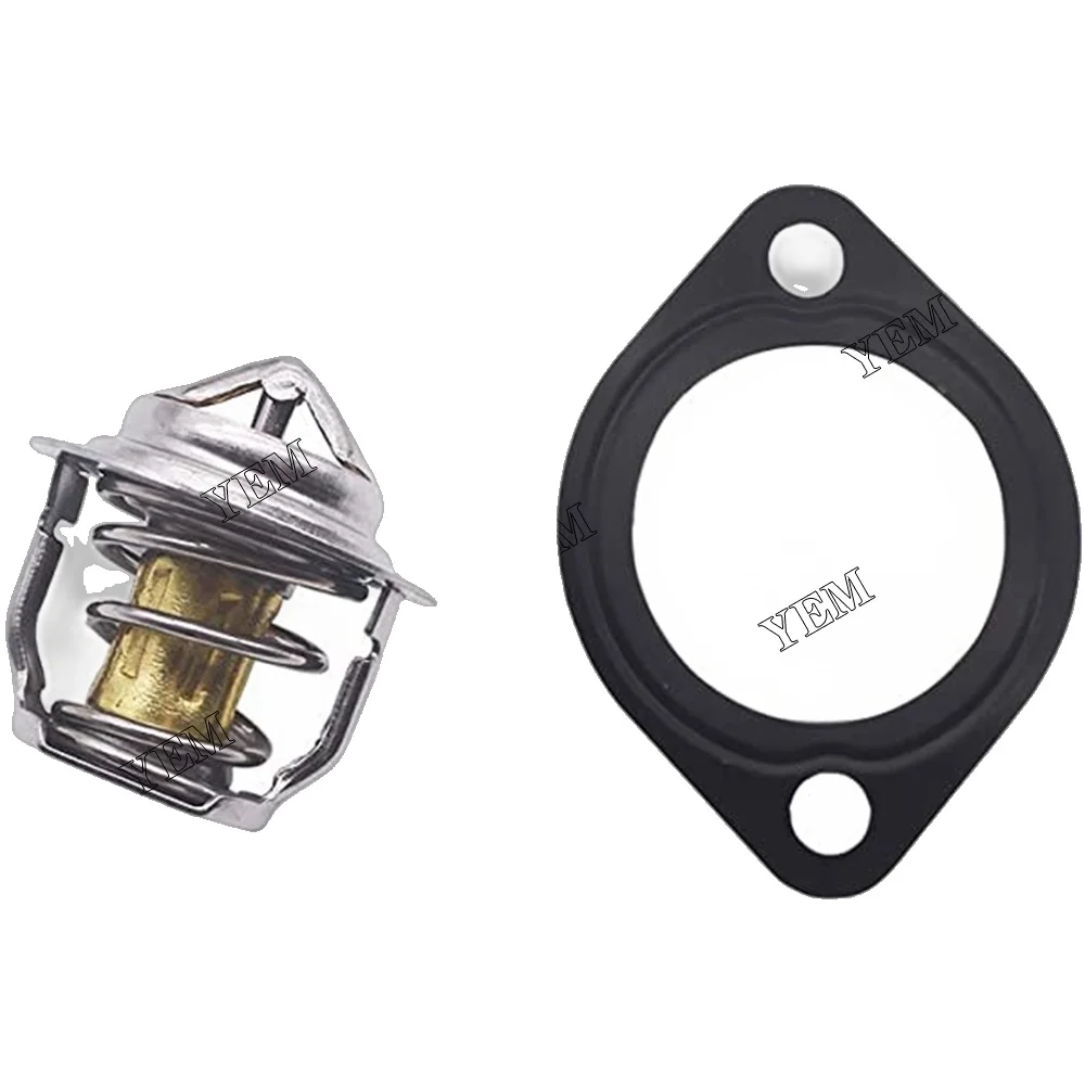 Excavator New Thermostat & Gasket 160 F Fits for Kubota D1301 Heavy Duty Engine Parts