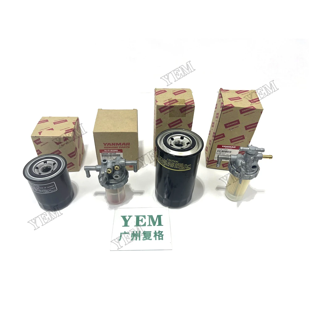 Parts 2TNV70 2TNV70T Engine Filter Element Oil Fuel Fits for Yanmar High Performance 2