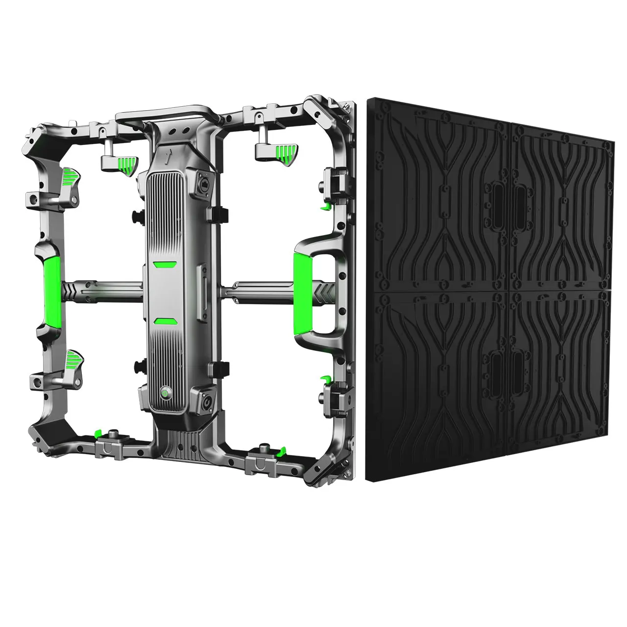 500X500-H 500x1000-H Indoor and outdoor Cabinet (Flat, Curved 0-20 degree, Right Angle) 500x500x71.5mm 4.04KG led module 250x250mm P3.91 P4.81 P2.976 P2.604
