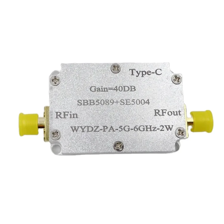 5G-6GHz Microwave Power Amplifier RF Power Amplifier 40DB WYDZ-PA-5G-6GHz-2W
