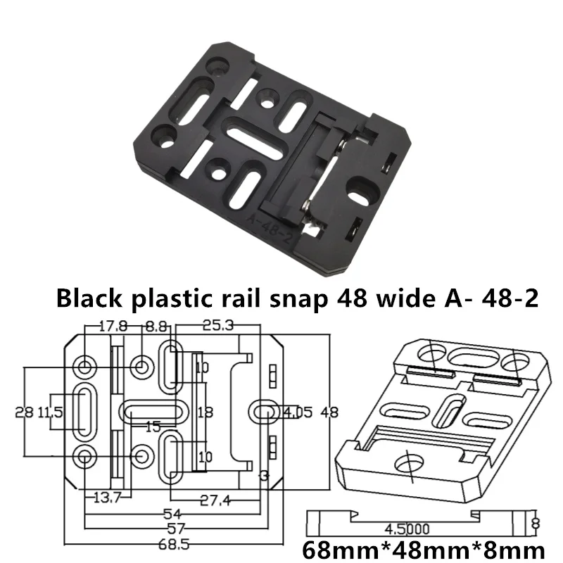 Plastic Din Rail Mounting Clip 35mm Din Rail Storage Module Mounting ...