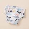 Gauze crotch full print 11 colorful cloud panda