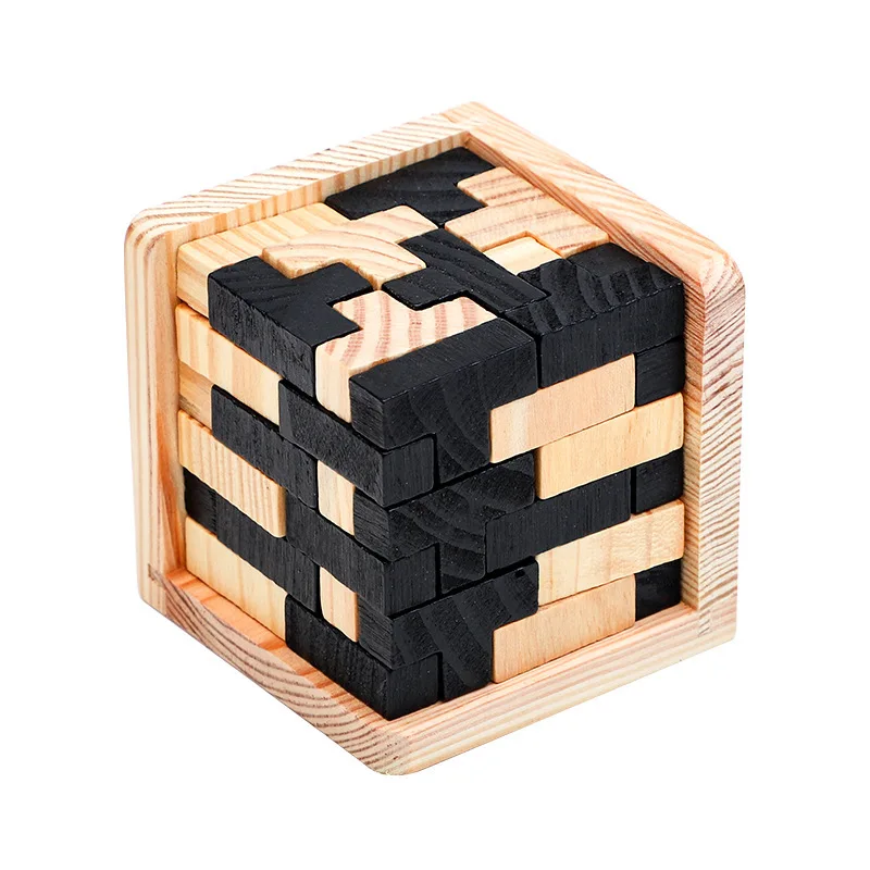 Giocattolo educativo per bambini giocattolo educativo Design eccellente  rompicapo 3D legno ad incastro lucchetto lubano gioco Puzzle