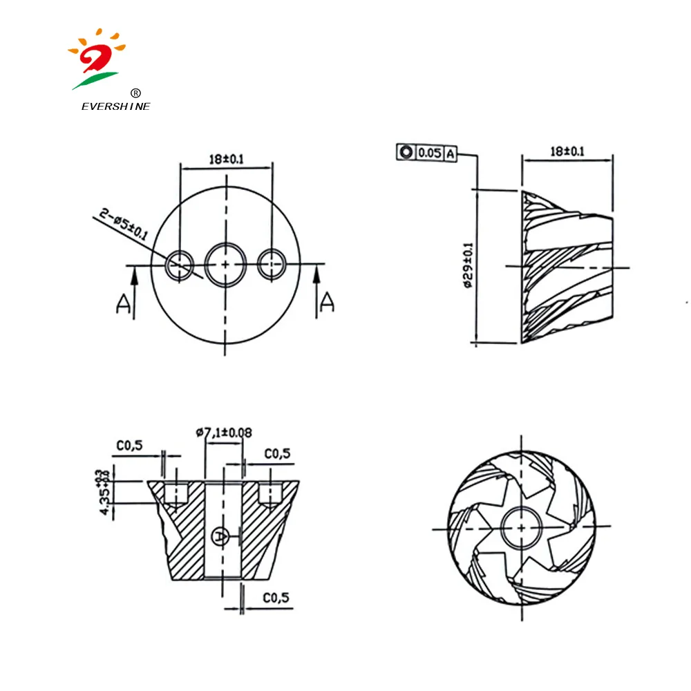 Genuine Factory Evsc 2022 New Hand Manuel Grinder Parts 38mm 7 Cores