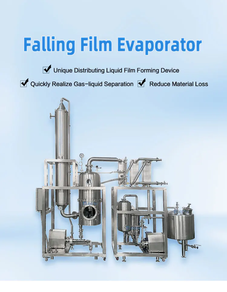 falling film evaporator falling film evaporator