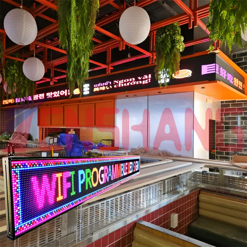 P10 Outdoor Red Color Running Message Led Screen Bus Text Led Display Board With Wifi Control