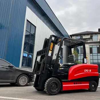 Factory Outlet Battery Forklift 1 Ton Capacity Forklift 1t Electrical 4 Wheels Drive Electric Forklift