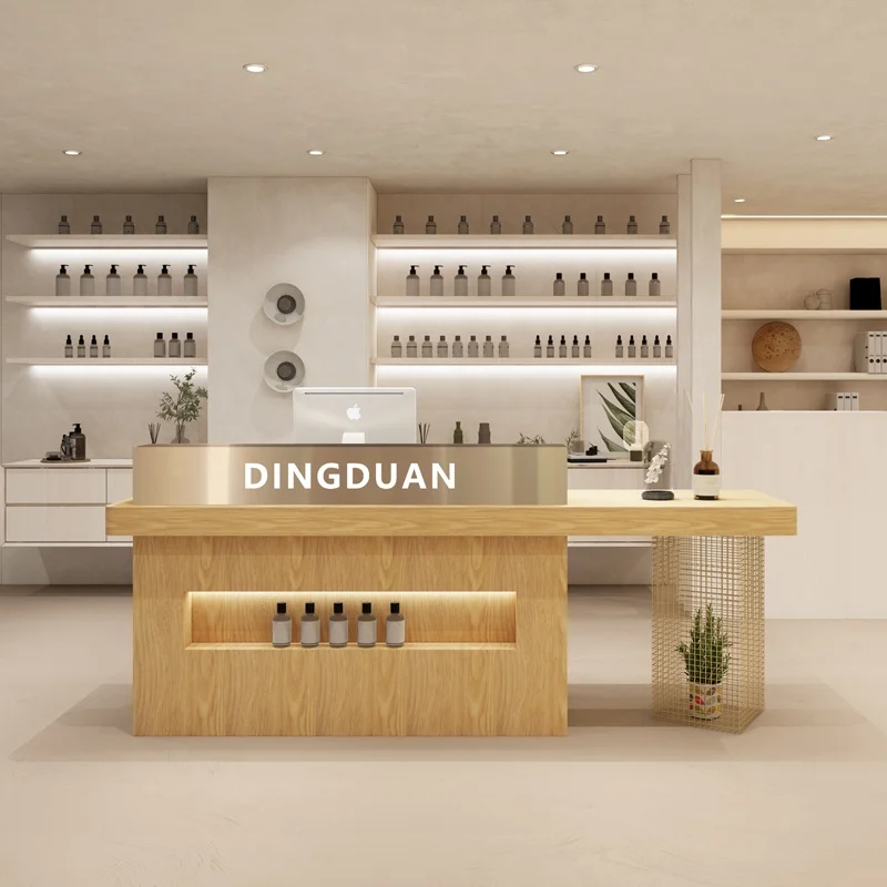 Reception Table Simple Modern Design for Beauty Salon Clothing Store Barber Shop or Office Reception Desk