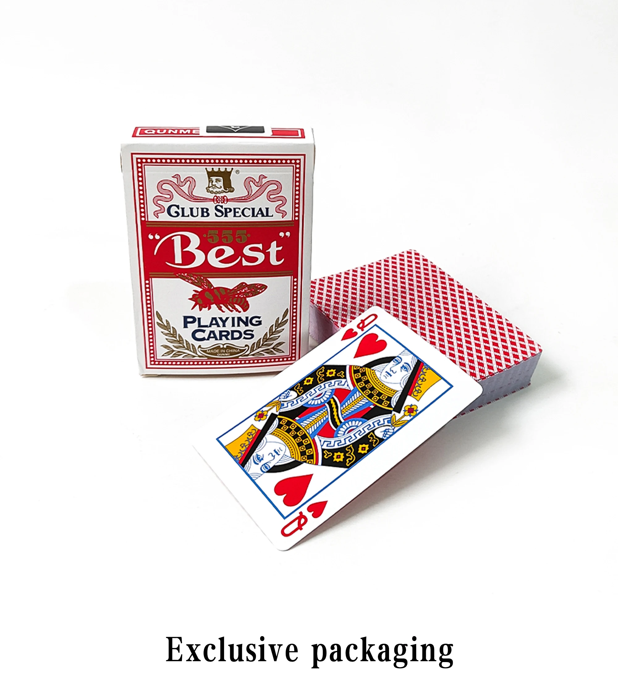 Custom Printing Logo Pattern Paper Card Game Entertainment Poker Set Playing Card With Box manufacture