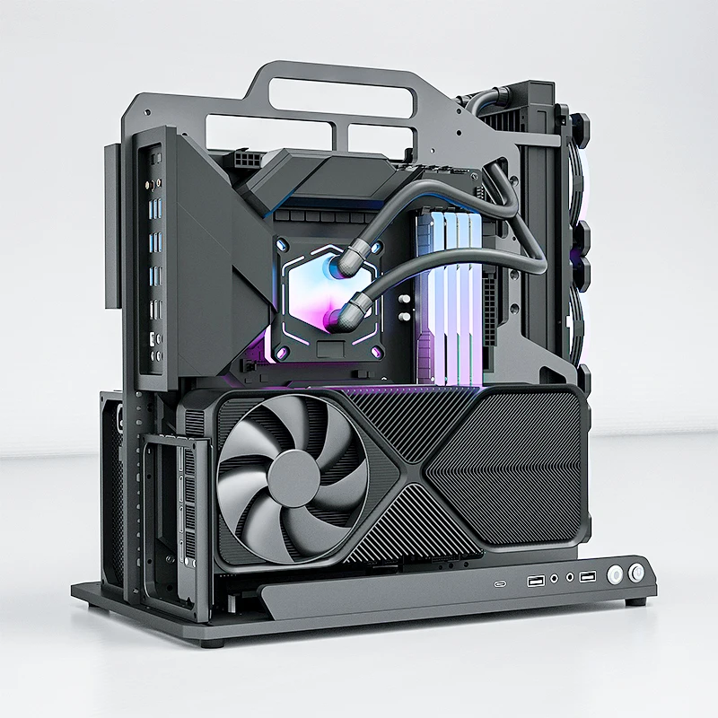 Socooler Custom DIY PC Case ITX Design with Water Cooling