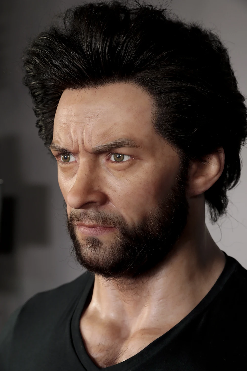 Hyper Realistic Custom Life Size Silicone Wolverine Statue